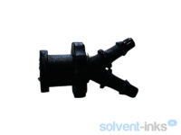 Trójnik Luer / 2x2mm solvent black UV