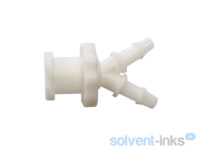 Trójnik Luer / 2x2mm solvent white