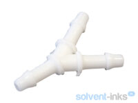 Trójnik 2mm x 2x2mm solvent - white