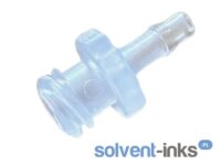 Łącznik solwentowy 3mm Luer żeński - clear